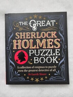 The Great Sherlock Holmes Puzzle Book Paperback Enigmas Logic Dr Gareth Moore